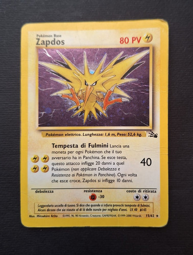 Zapdos fossil holo - 15/42,