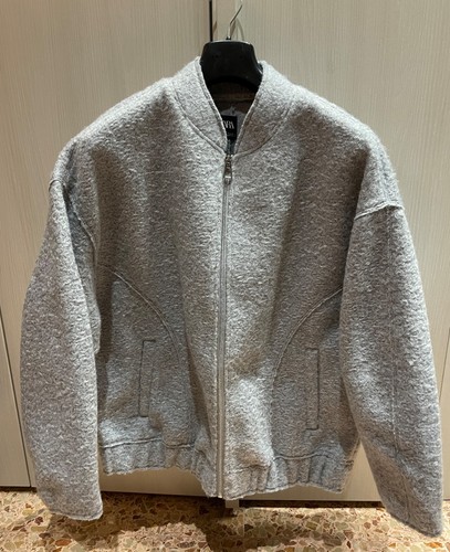 Zara oversized bouclé bomber - oversized,