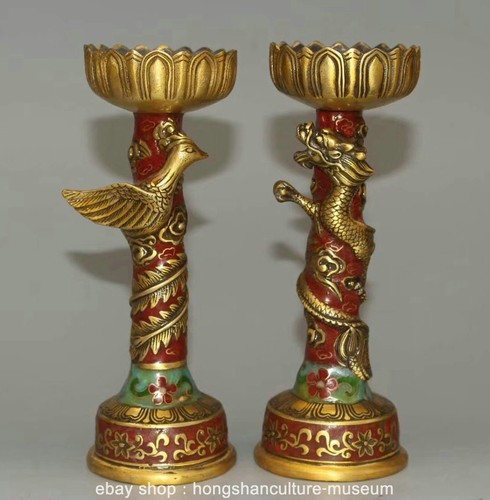 Coppia candelabri statua
