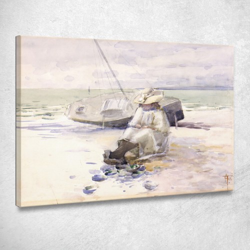 Ragazza sulla spiaggia frances - spiaggia,