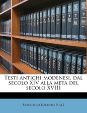 Pull - Testi antichi modenesi
