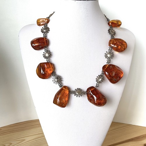 Collana ambra vintage - ambra,