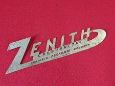 STEMMA METALLO LATTA ZENITH VINTAGE CARBURATORE PORSCHE 356 RENAULT VOLVO BMW R5