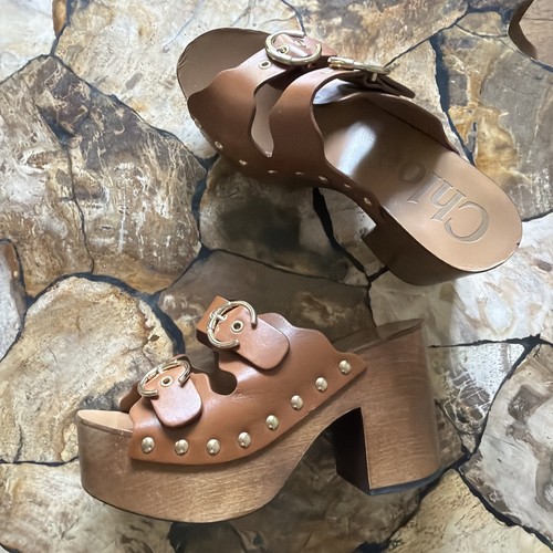 Sandali chloé con zoccoli - chloé,