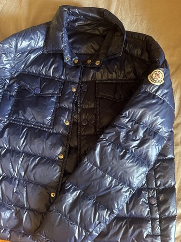 Moncler giacca piumino blu
