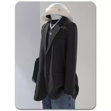 Giacca Nera Elegante Con