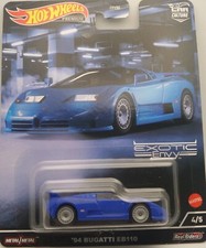 Hot Wheels Premium Car Culture 2022 '94 Bugatti EB110 Exotic Envy 4/5 HCJ89-LA10