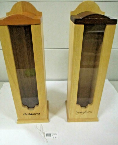 Set barattoli legno pasta - x,