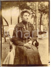 1908 CORTIGLIONE (AT) Ritratto di Carlotta GRATTAROLA - Foto 8x11 cm