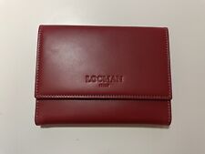 Portafoglio LOCMAN Originale Italy 100% Pelle, Color Rosso Scuro.