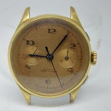 Rare Swiss Chronograph Landeron Or Valjou 50-60's