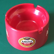 Vintage POSACENERE Sigarette - AMSTEL BIRRA - Anni '70 Plastica MEBEL Made ITALY