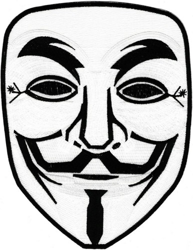 Ecusson backpatche anonymous - ecusson,