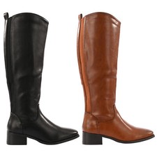 Women high low heel boots - women,