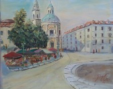 P. Vietri quadro ad olio su
