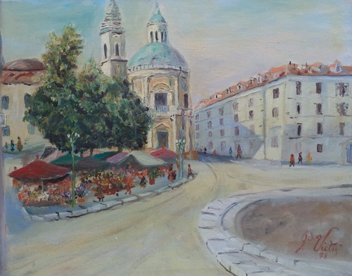Vietri quadro olio su - p.,