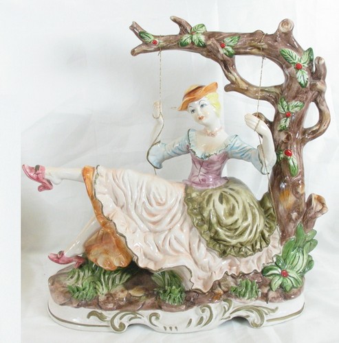 Scultura lampada capodimonte - scultura,