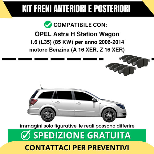 Pastiglie freno ant post - ant,