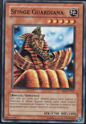 Carta rp02 sfinge - carta, yu-gi-ho