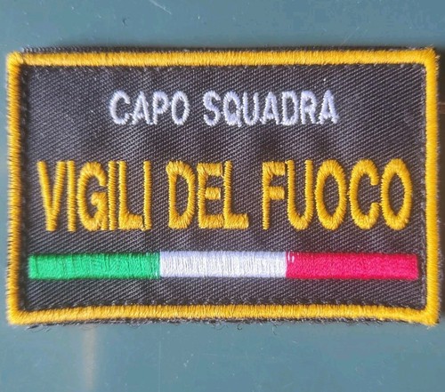 Toppa patch ricamata vigili - toppa,