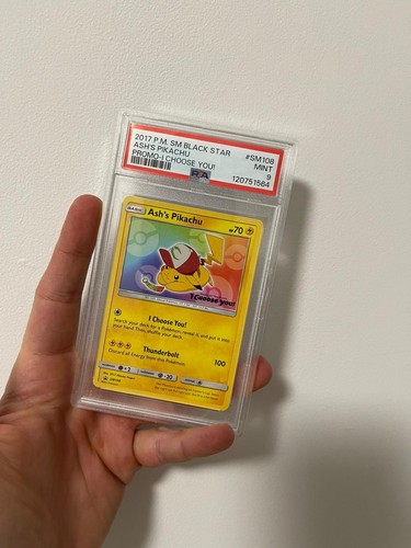 Psa ash pikachu - ash's, (sm108)