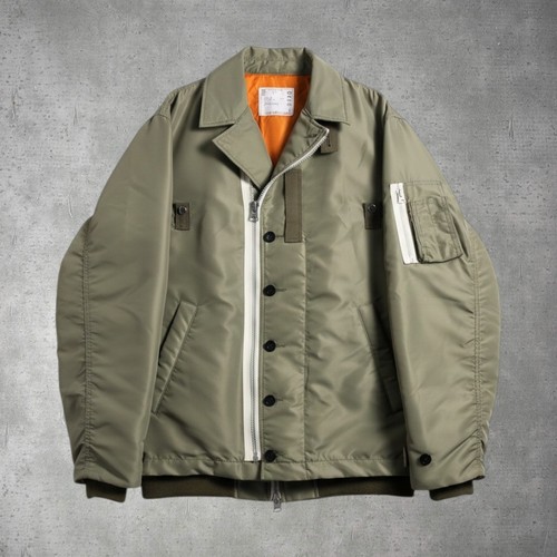 Giacca bomber sacai bordo - giacca,