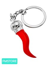 Portachiavi Acciaio Cornetto