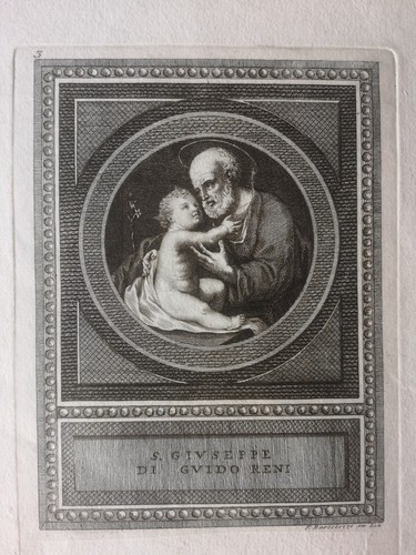 Incisione antica san giuseppe - san,