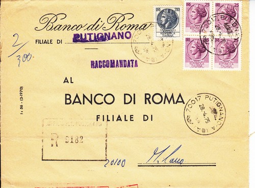 Busta lettere viaggiata in - viaggiata,