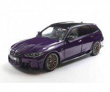 Modellino auto BMW M3 G81 Touring station wagon viola 1:18 Solido