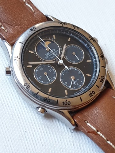 Vintage seiko 7t36 6a00 - vintage,