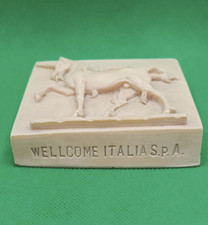 G. RUGGERI fermacarte della Wellcome Italia SPA da collezione scrivania unicorno