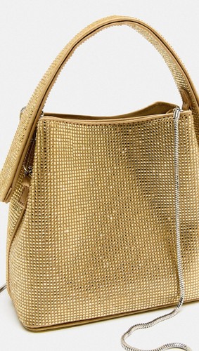 Borsa zara oro - zara, |