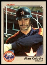 1983 FLEER ALAN KNICELY 