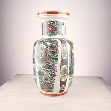 vaso ceramica figure orientali