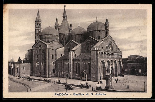 Cartolina padova basilica di - cartolina,