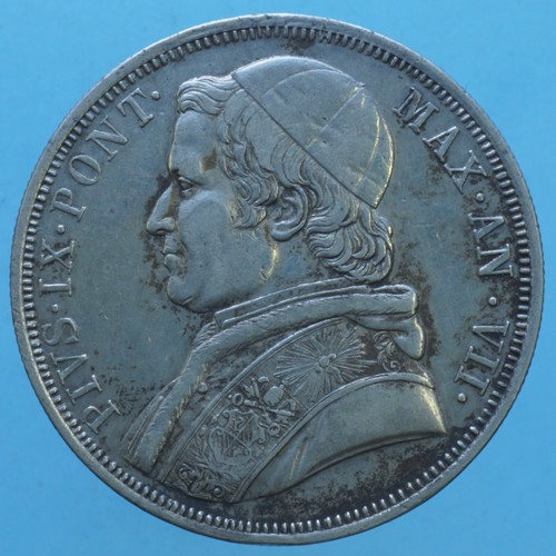 Pio scudo 1853 vii - pio,