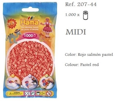 207 hama beads - 207-44, 1000x
