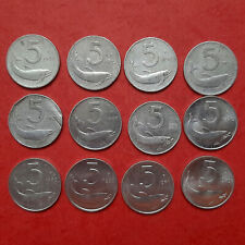 Serie 5 Lire Delfino 1951 a