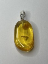CIONDOLO vera pietra AMBRA del