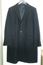 OVS cappotto uomo blu scuro misto lana tg. M monopetto navy giacca vintage