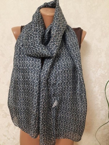Sciarpa donna puzzle grigio