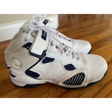 Sneakers Reebok Pump ATR blu navy bianche da uomo 8,5 vintage usate in ottime condizioni