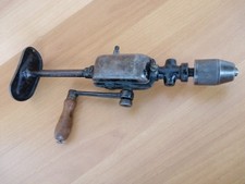 Trapano a manovella a mano antico vintage  GERMAN Anni 50 Funzionante