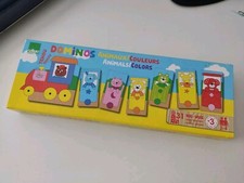 Domino Treno Di Legno Animali