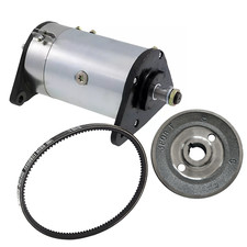 DINAMOTORE PULEGGIA CINGHIA PER APE TM 703 602 MP 550 600 601 CAR P2 P3 220