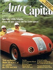AutoCapital N. 7 Lug 1984 BMW M 635 Csi, Lancia Prisma Diesel ed.Corriere Sera 