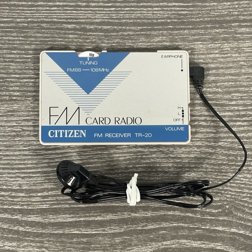 Citizen scheda radio - fm, tr-20
