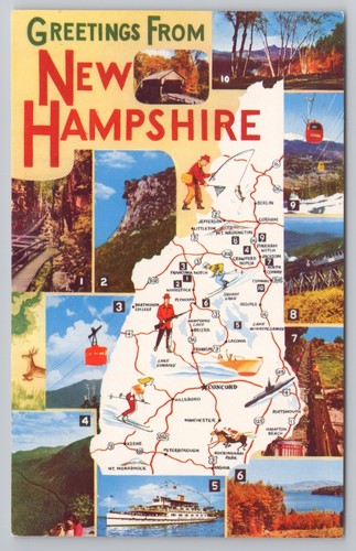 Mappa saluti new - new, hampshire