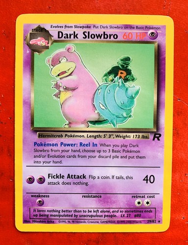 Lotto carte pokemon dark - carte,